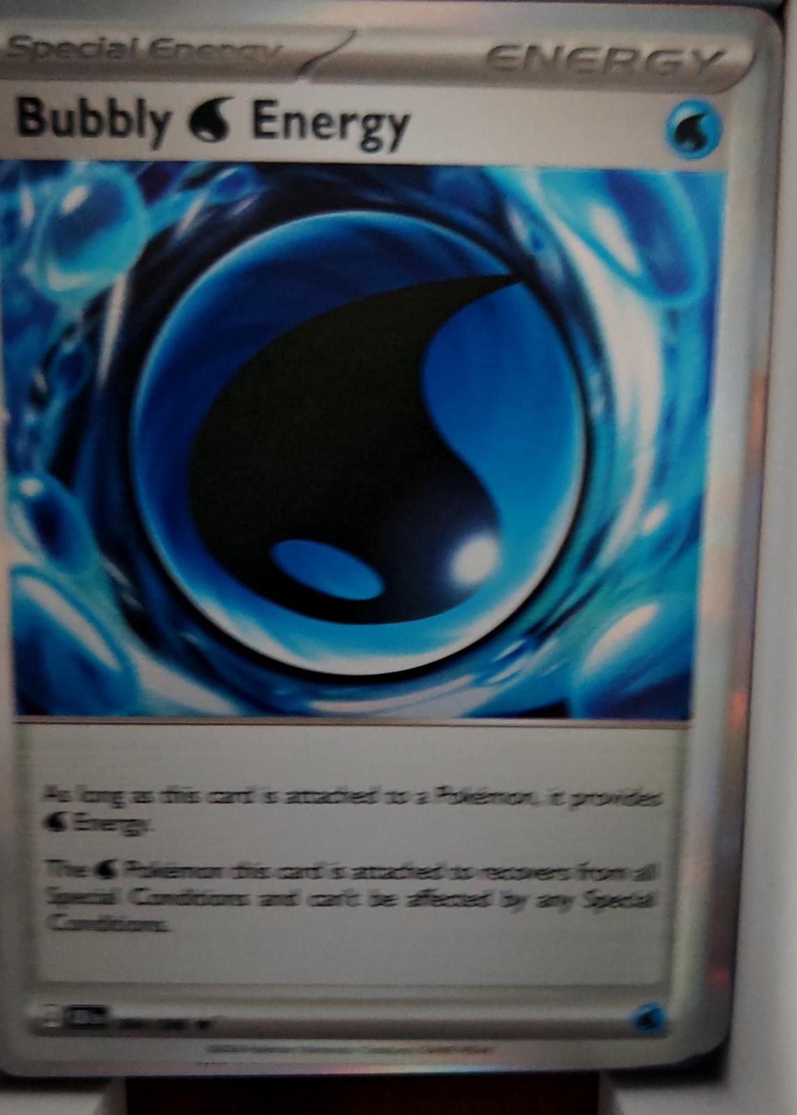 Bubbly W Energy - 084/086 - Holo - CHAOS RISING - Pokemon - Rare | AA59-32