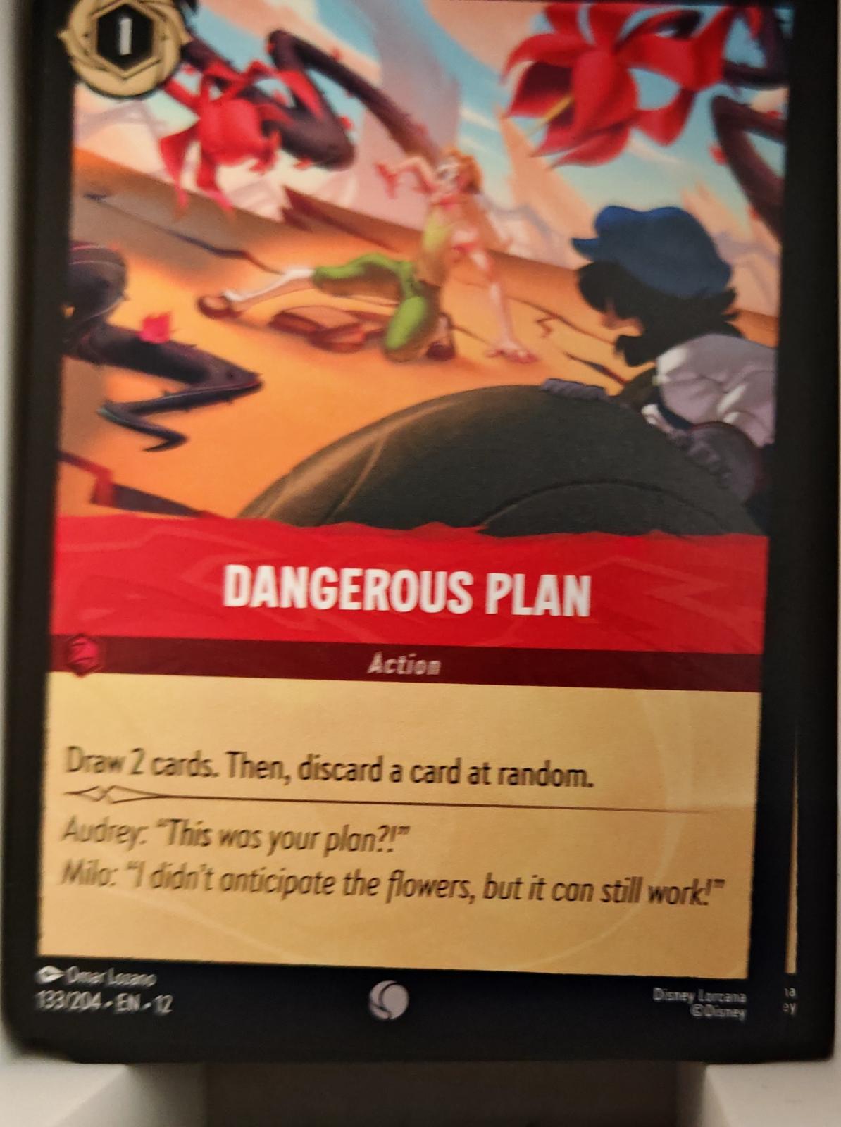 Dangerous Plan - 133/204 - - WILDS UNKNOWN - Lorcana - Common | LAA01-93