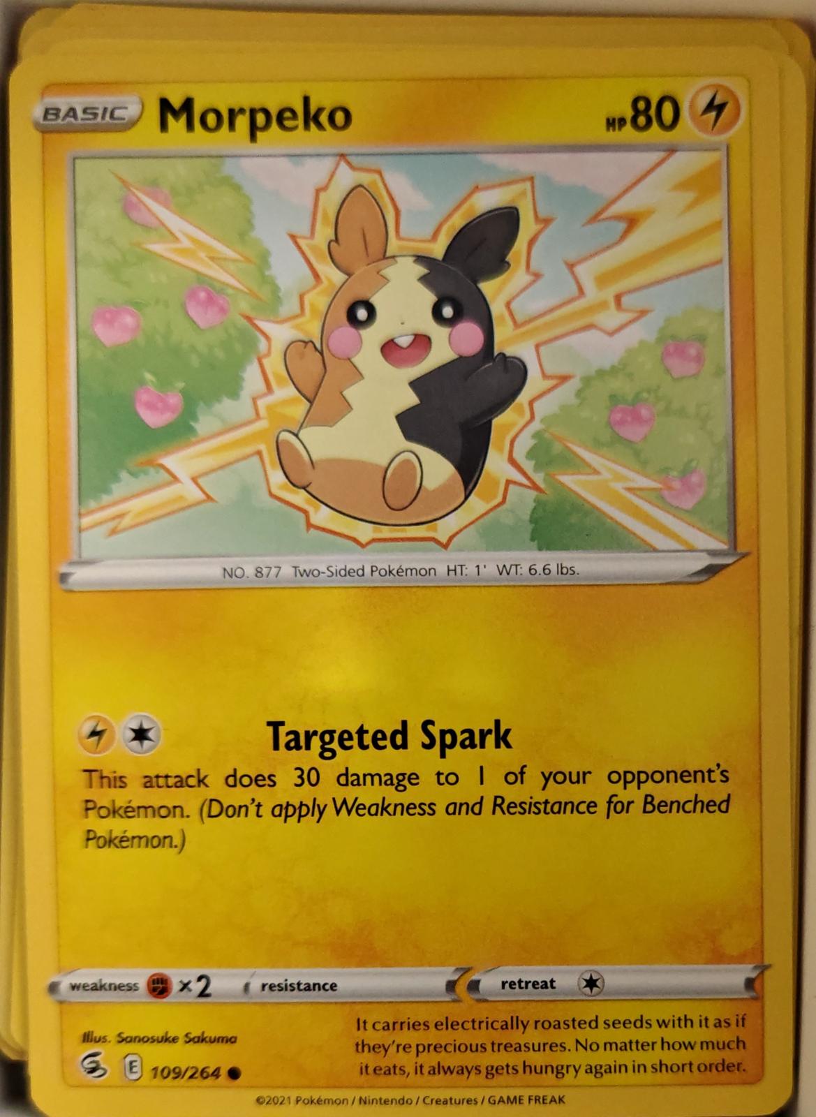 Morpeko - 109/264 - - FUSION STRIKE - Pokemon - Common | AA21-31