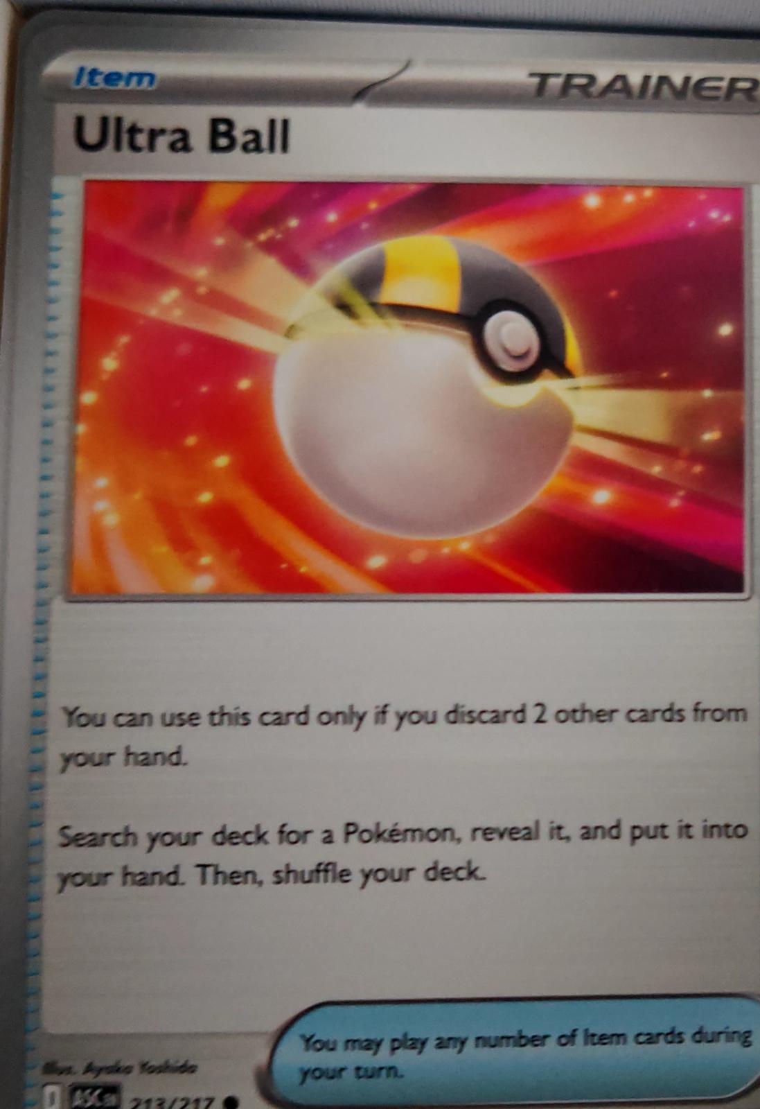 Ultra Ball - 213/217 - - ASCENDED HEROES - Pokemon - Common | AA40-35