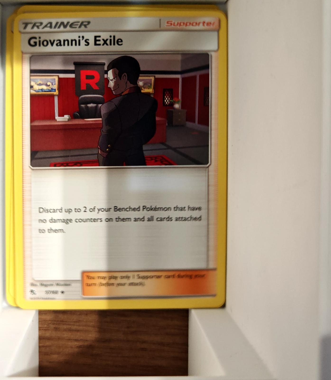 Giovanni's Exile - 57/68 - - HIDDEN FATES - Pokemon - Uncommon | AA70-11
