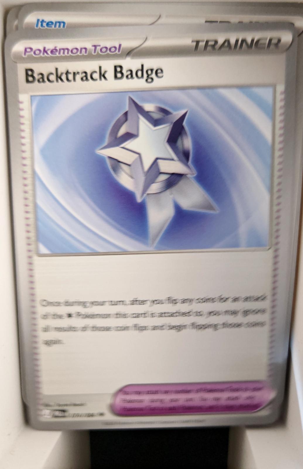 Backtrack Badge - 074/084 - - PITCH BLACK - Pokemon - Uncommon | AA25-93