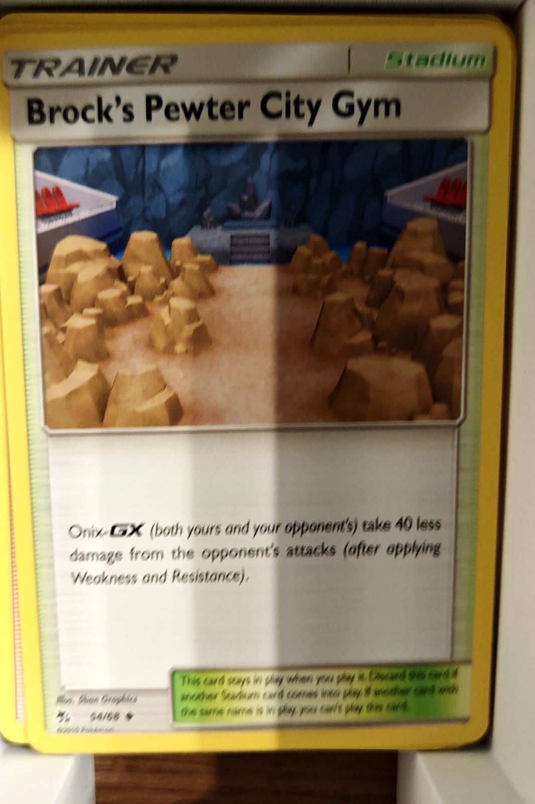Brock's Pewter City Gym - 54/68 - - HIDDEN FATES - Pokemon - Uncommon | AA70-49