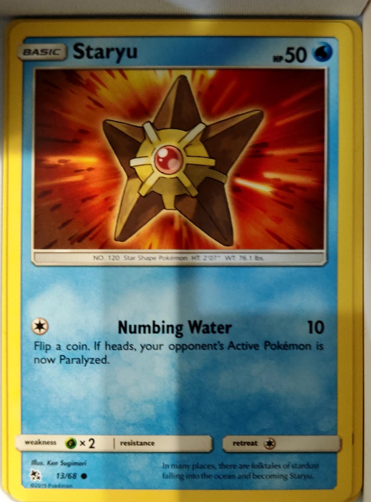 Staryu - 13/68 - - HIDDEN FATES - Pokemon - Common | AA71-5