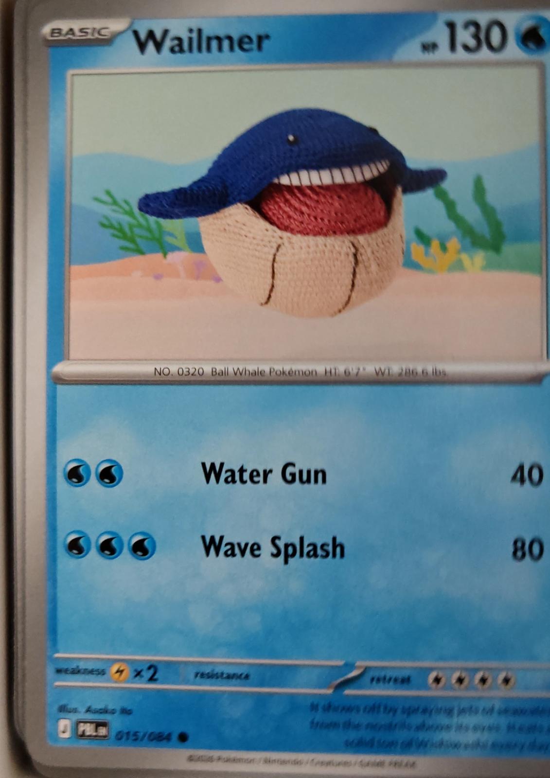 Wailmer - 015/084 - - PITCH BLACK - Pokemon - Common | AA28-49