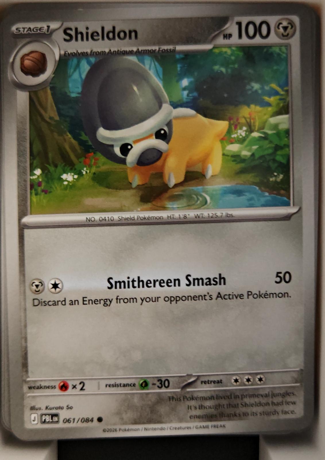 Shieldon - 061/084 - - PITCH BLACK - Pokemon - Common | AA17-40