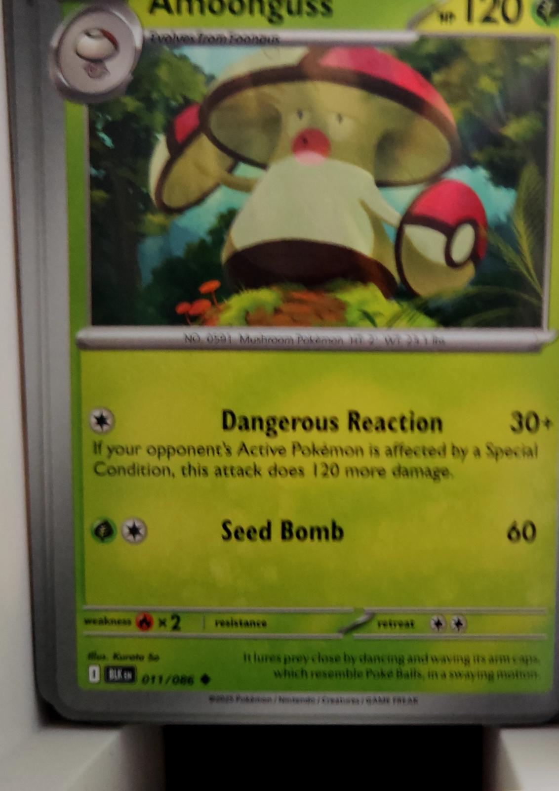 Amoonguss - 011/086 - - BLACK BOLT - Pokemon - Uncommon | AA47-79