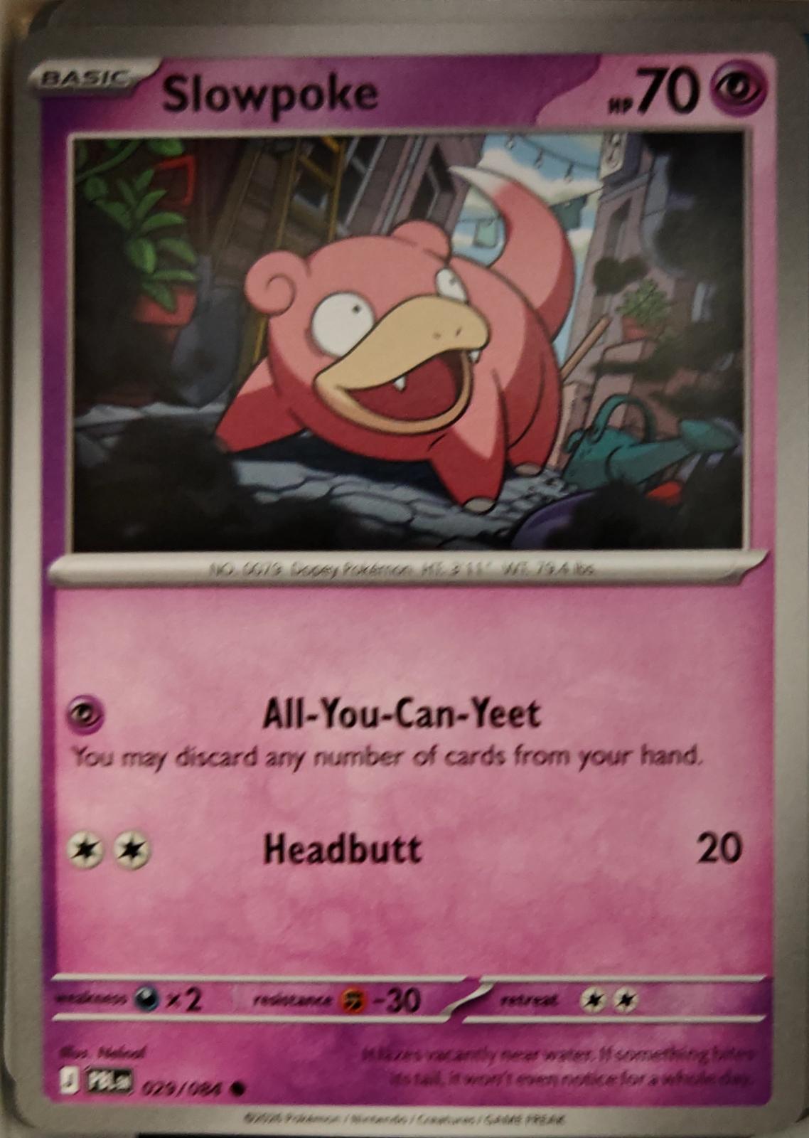 Slowpoke - 029/084 - - PITCH BLACK - Pokemon - Common | AA16-17