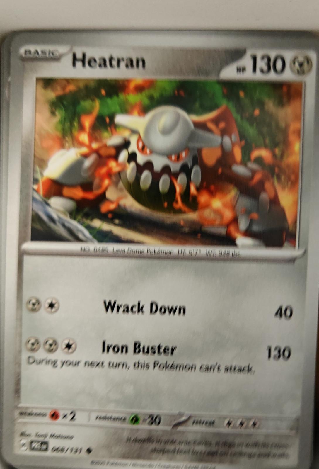 Heatran - 068/131 - - PRISMATIC EVOLUTIONS - Pokemon - Uncommon | AA27-50