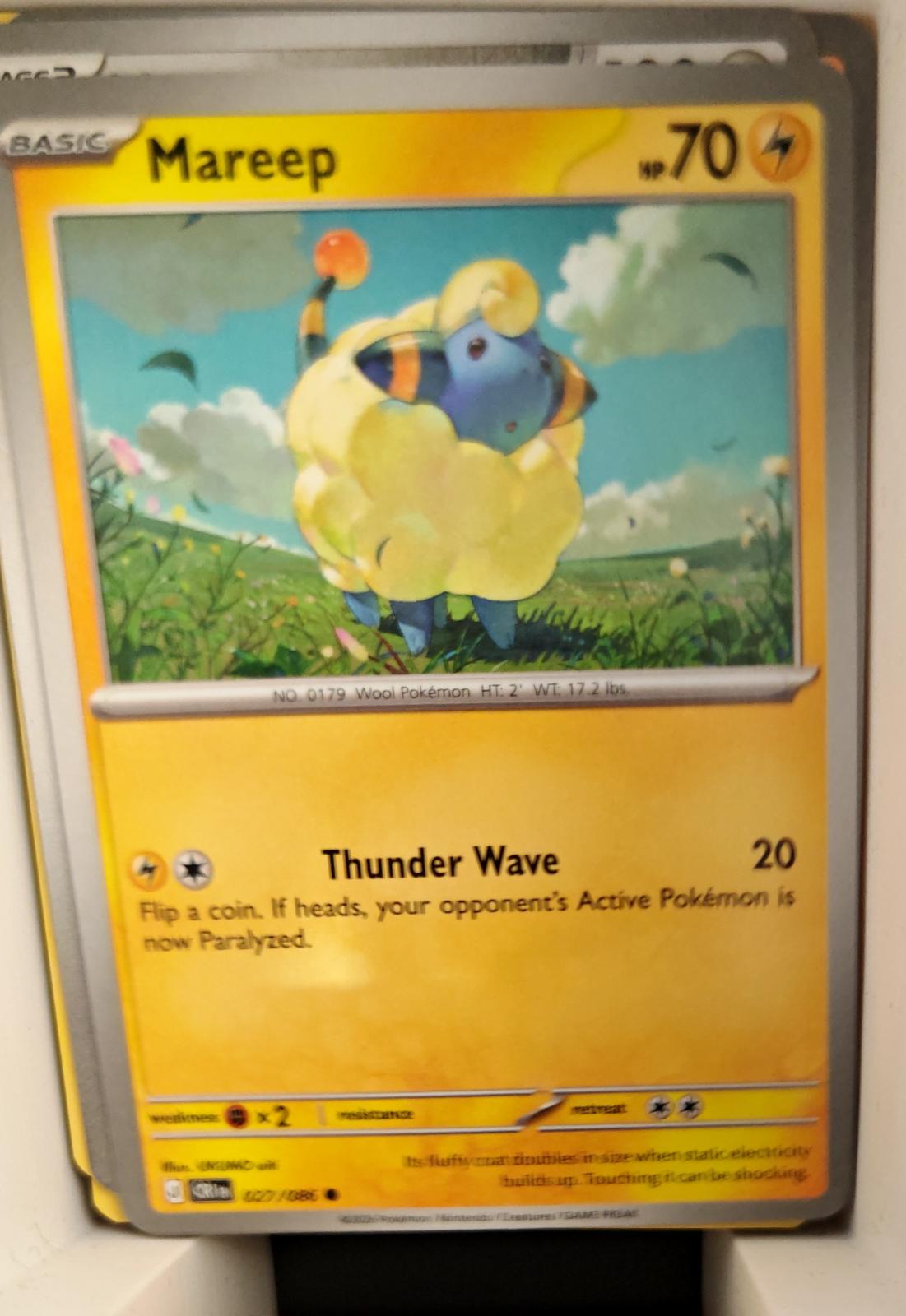 Mareep - 027/086 - - CHAOS RISING - Pokemon - Common | AA21-83