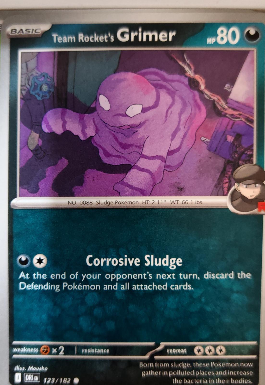 Team Rocket's Grimer - 123/182 - - DESTINED RIVALS - Pokemon - Common | AA07-56