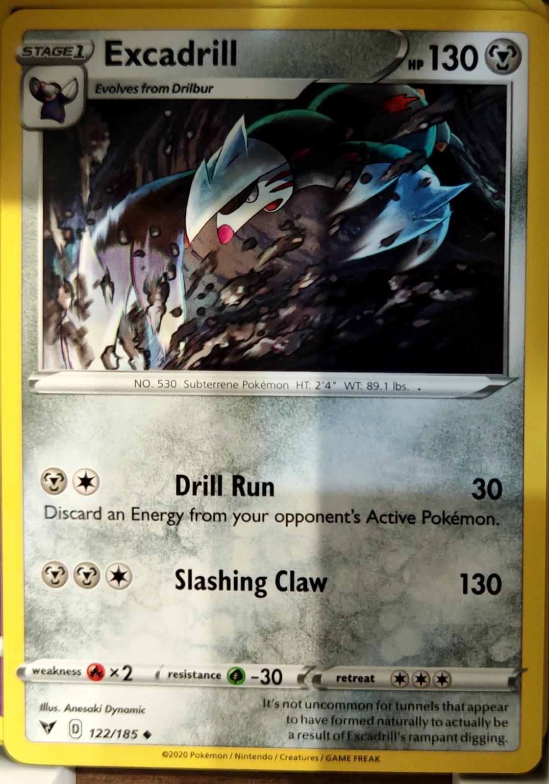 Excadrill - 122/185 - - VIVID VOLTAGE - Pokemon - Uncommon | AA67-22