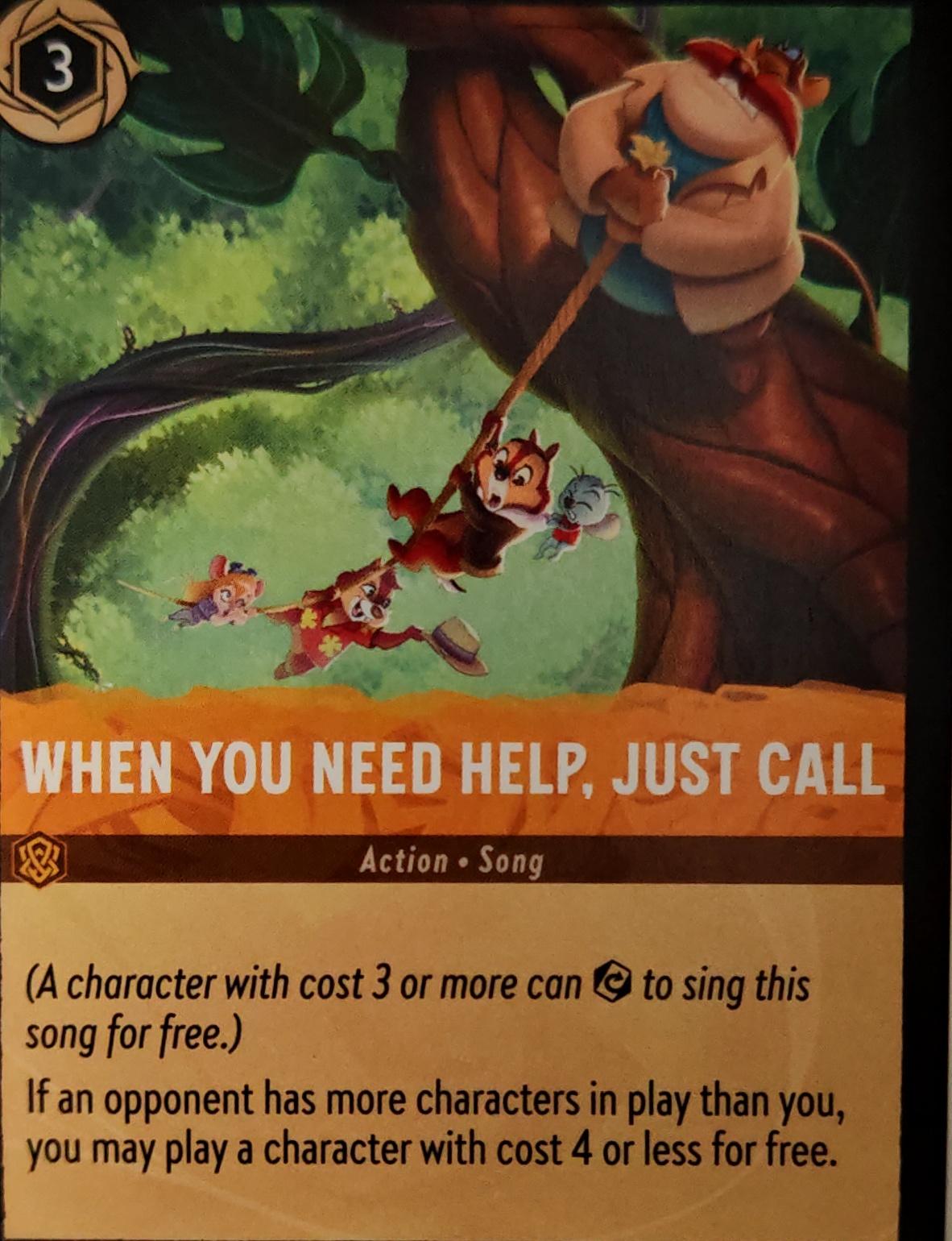 When You Need Help, Just Call - 32/204 - - WILDS UNKNOWN - Lorcana - | LAA01-16