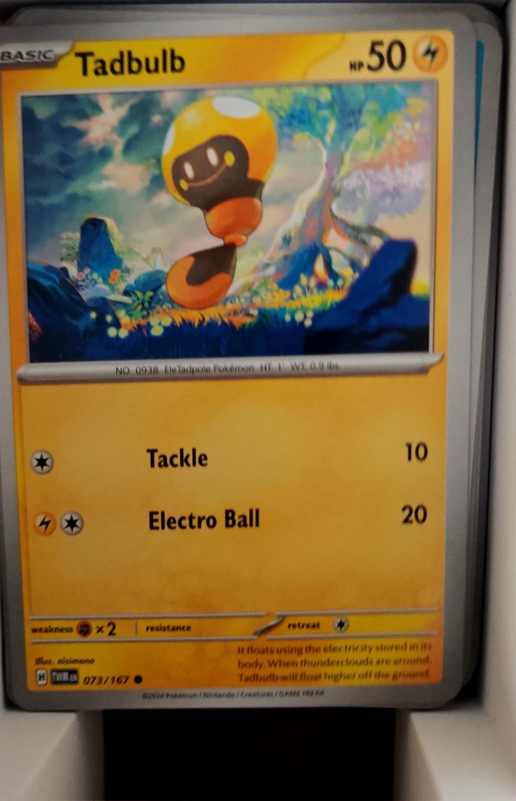 Tadbulb - 073/167 - - TWILIGHT MASQUERADE - Pokemon - Common | AA46-58