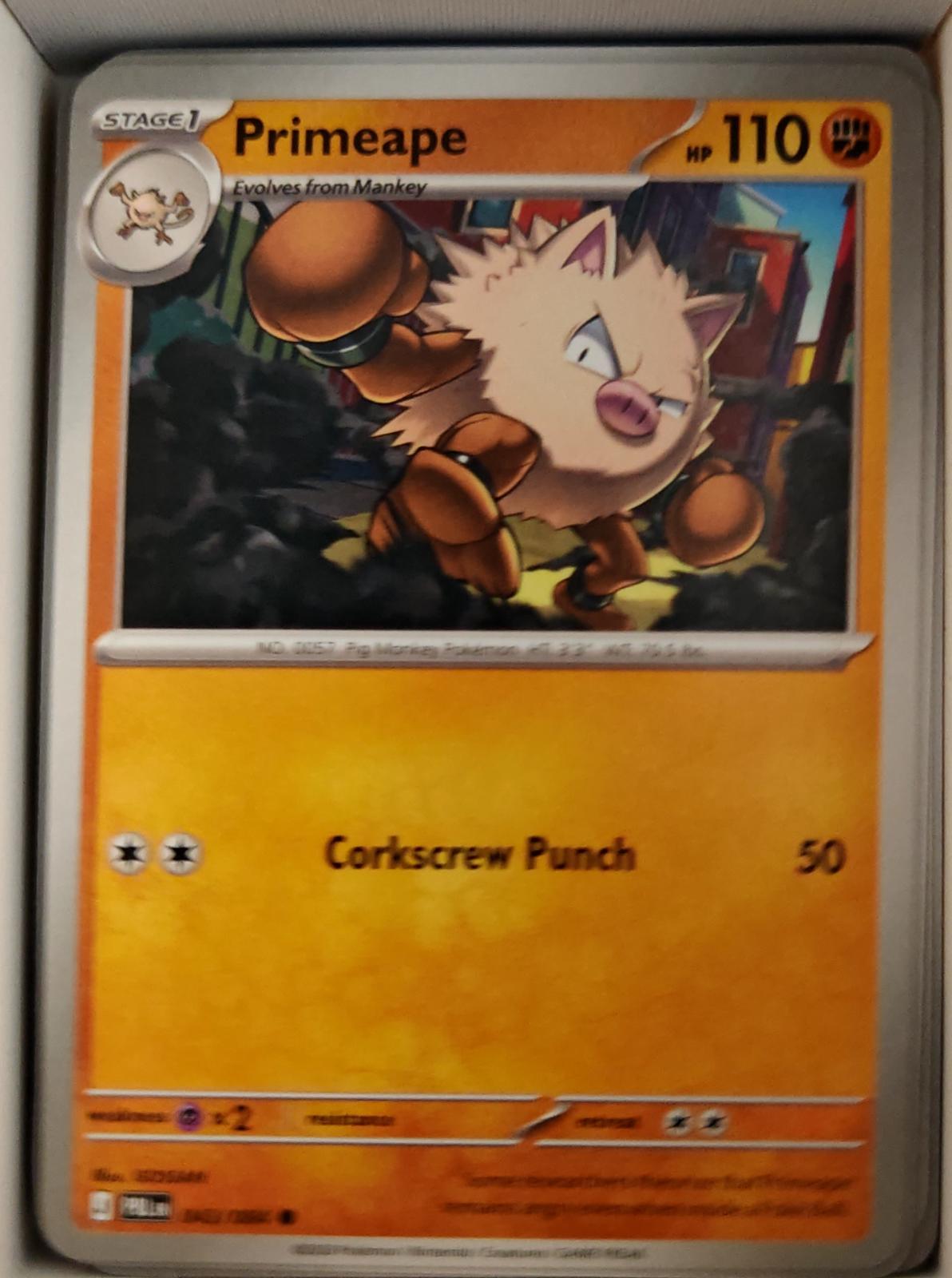 Primeape - 043/084 - - PITCH BLACK - Pokemon - Common | AA38-29