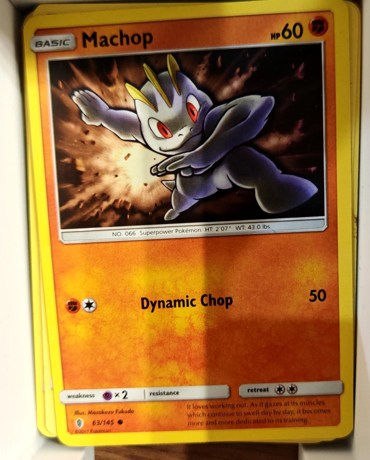 Machop - 63/145 - - GUARDIANS RISING - Pokemon - Common | AA66-27