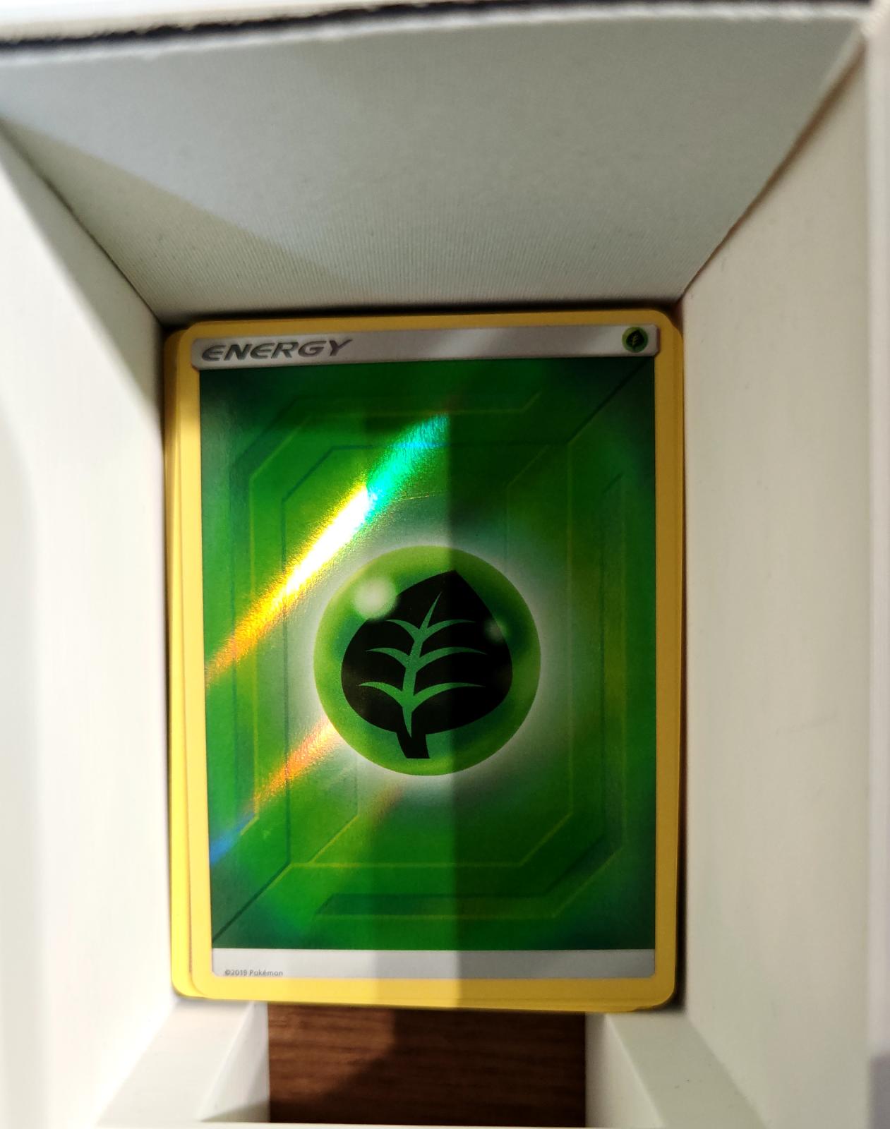 Grass Energy (2017 Unnumbered) - - Reverse Holo - SM BASE SET - Pokemon - | AA70-50