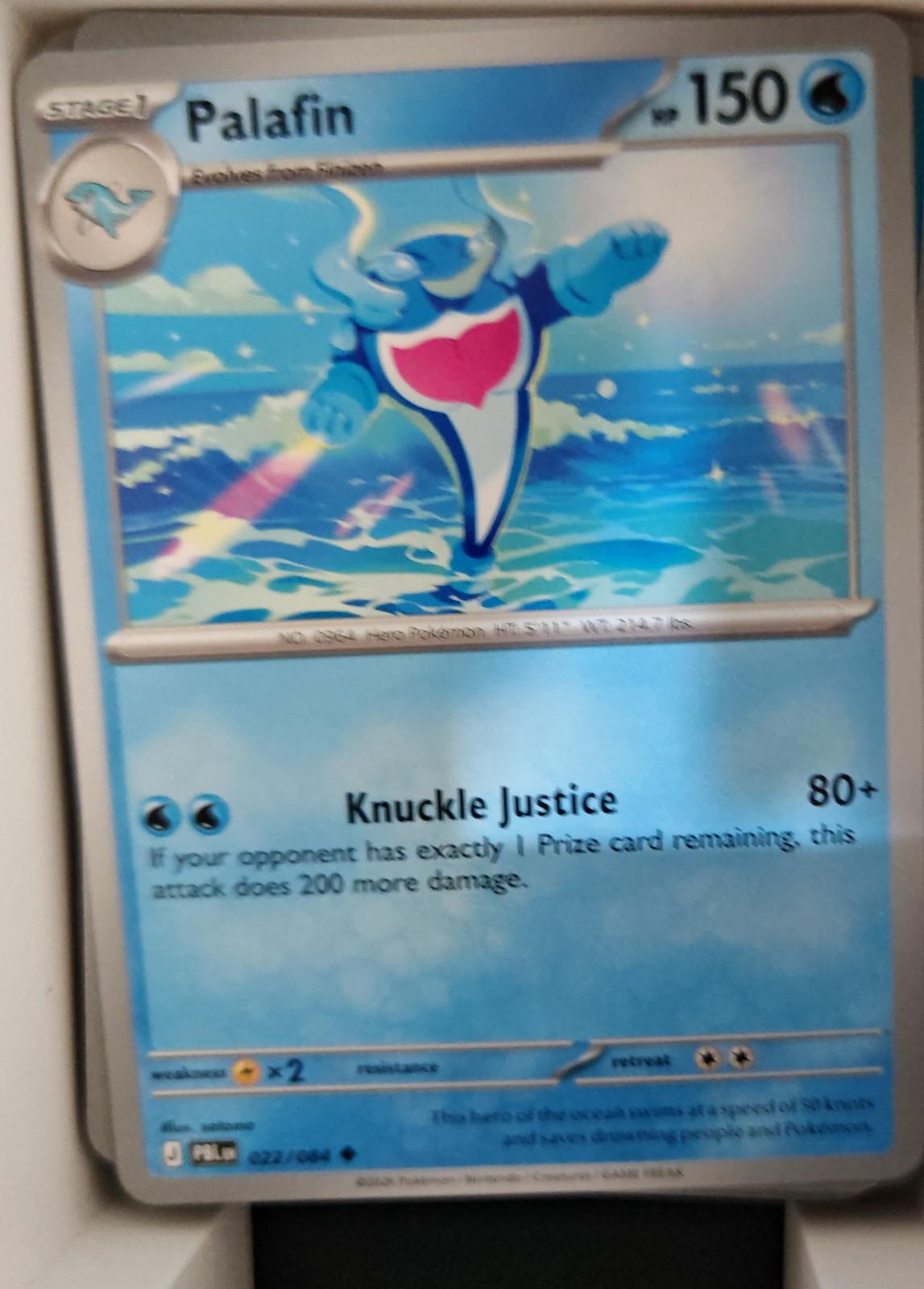 Palafin - 022/084 - - PITCH BLACK - Pokemon - Uncommon | AA18-40
