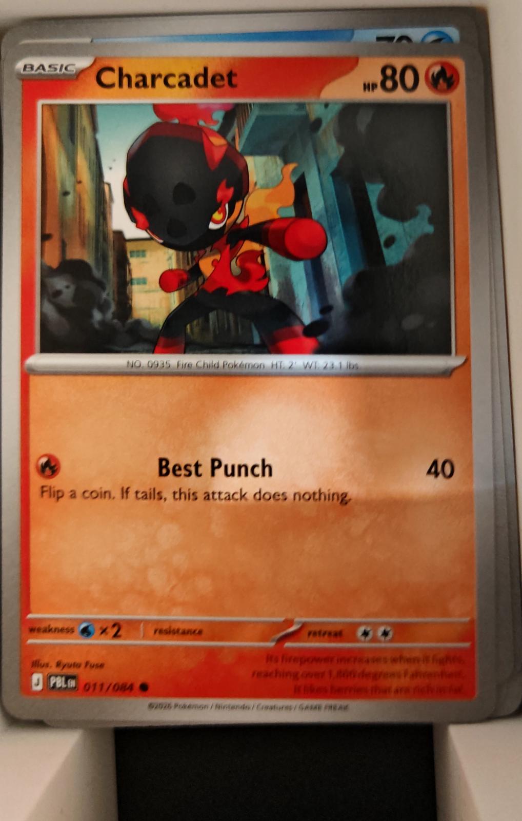 Charcadet - 011/084 - - PITCH BLACK - Pokemon - Common | AA18-52