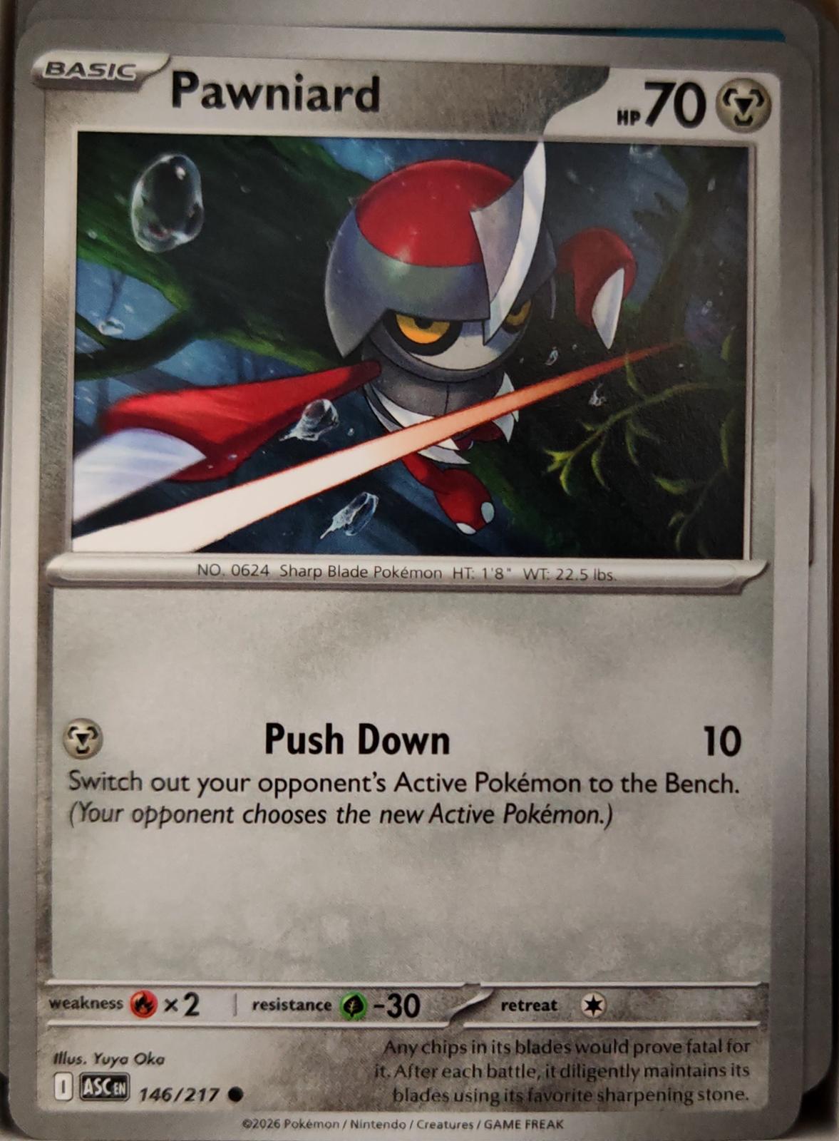 Pawniard - 146/217 - - ASCENDED HEROES - Pokemon - Common | AA11-58