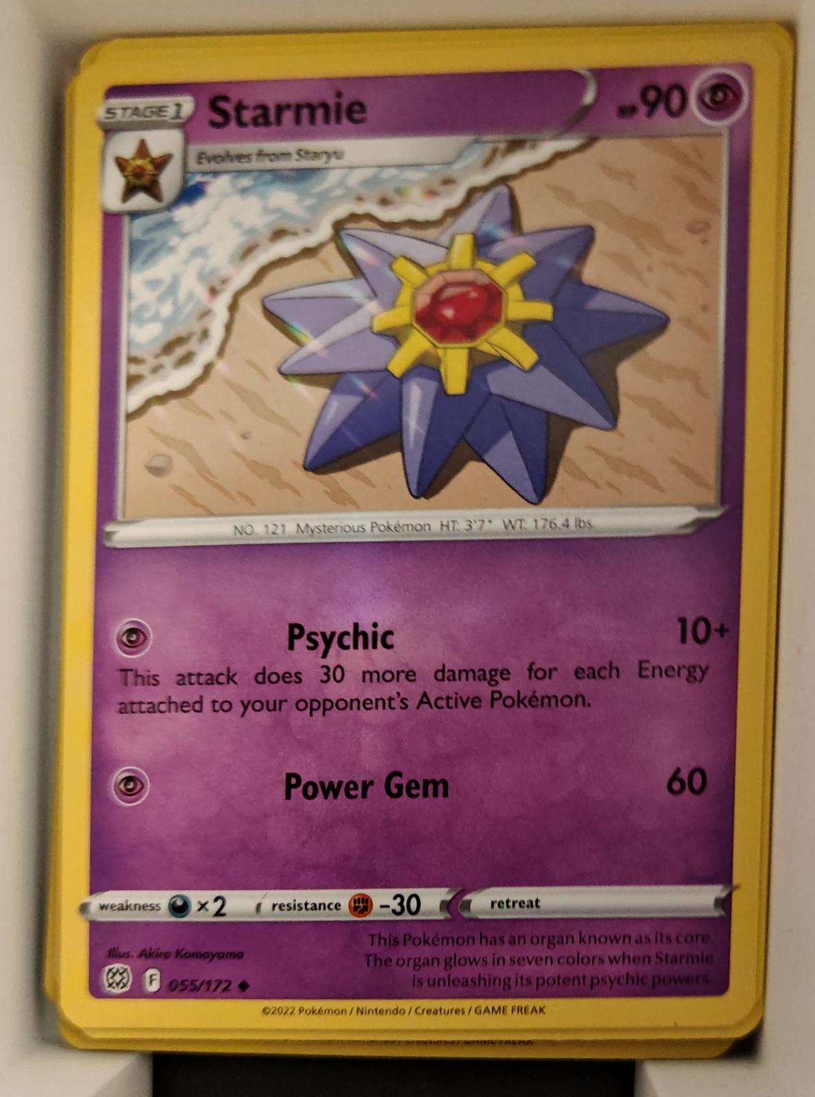 Starmie - 055/172 - - BRILLIANT STARS - Pokemon - Uncommon | AA21-20