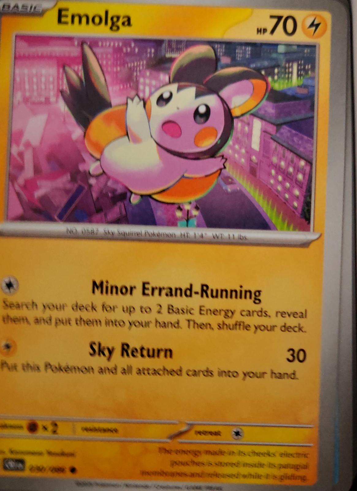 Emolga - 030/086 - - CHAOS RISING - Pokemon - Common | AA47-42