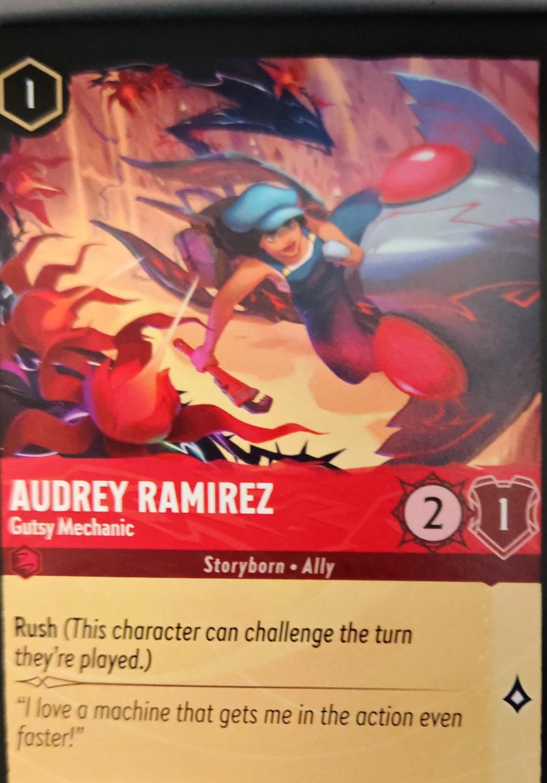 Audrey Ramirez - Gutsy Mechanic - 107/204 - - WILDS UNKNOWN - Lorcana - | LAA03-49