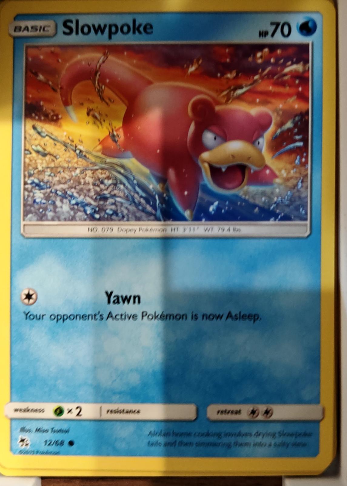 Slowpoke - 12/68 - - HIDDEN FATES - Pokemon - Common | AA71-12