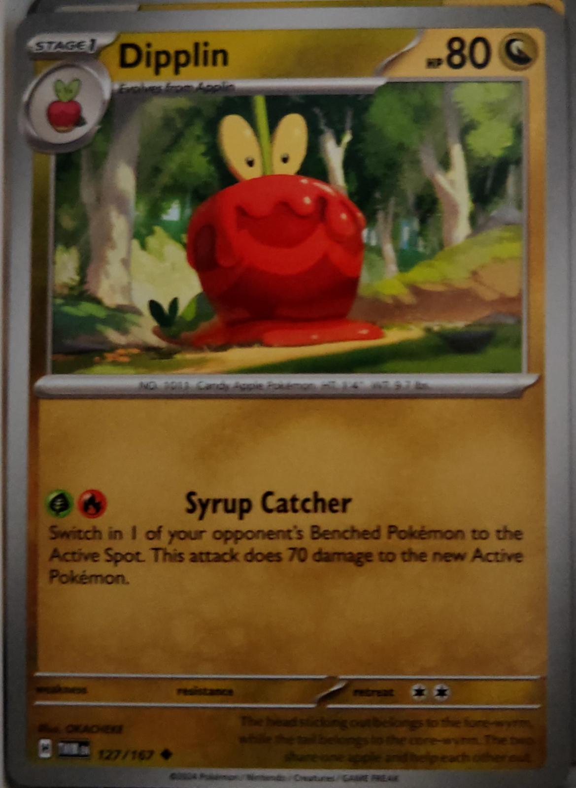 Dipplin - 127/167 - - TWILIGHT MASQUERADE - Pokemon - Uncommon | AA46-8