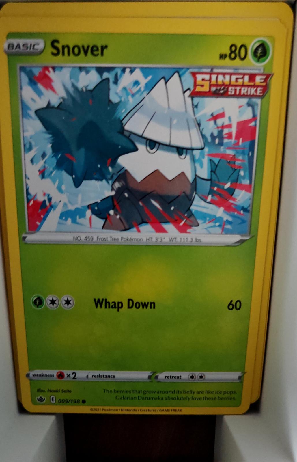Snover - 009/198 - - CHILLING REIGN - Pokemon - Common | AA57-39