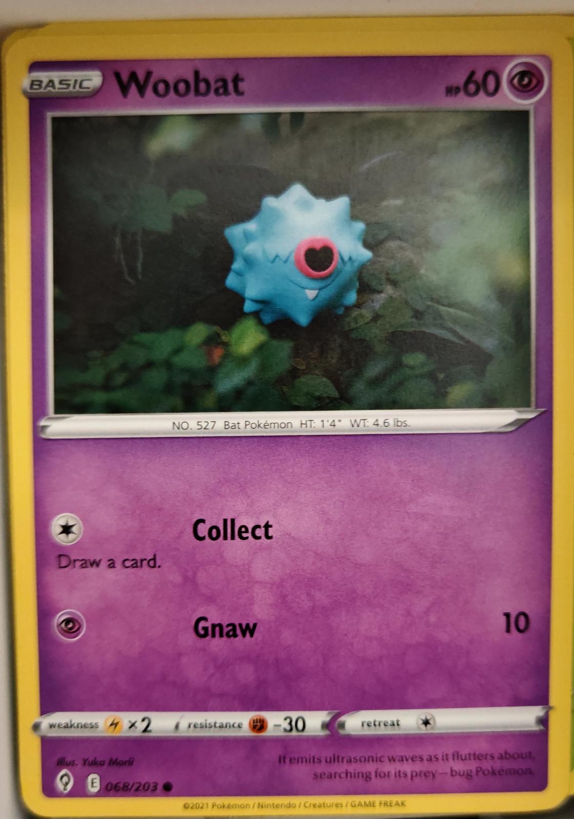 Woobat - 068/203 - - EVOLVING SKIES - Pokemon - Common | AA03-70