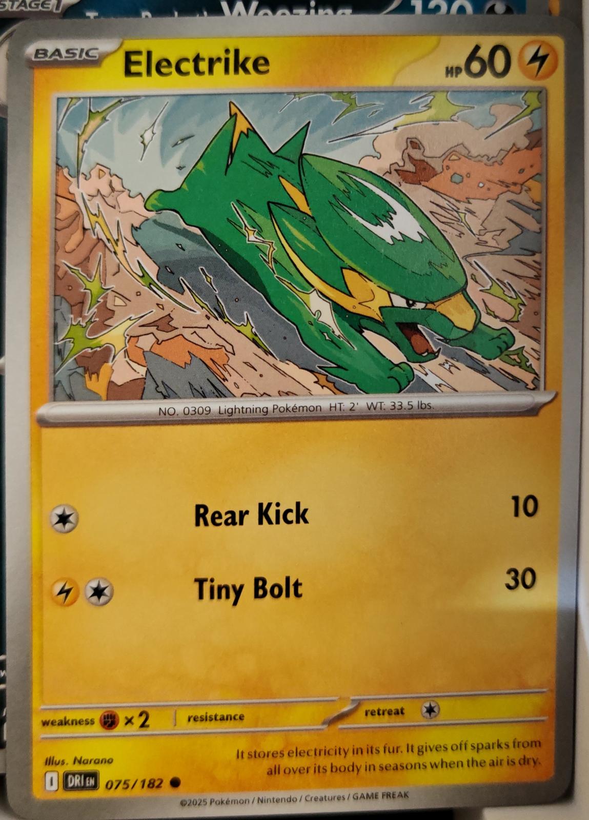 Electrike - 075/182 - - DESTINED RIVALS - Pokemon - Common | AA10-76