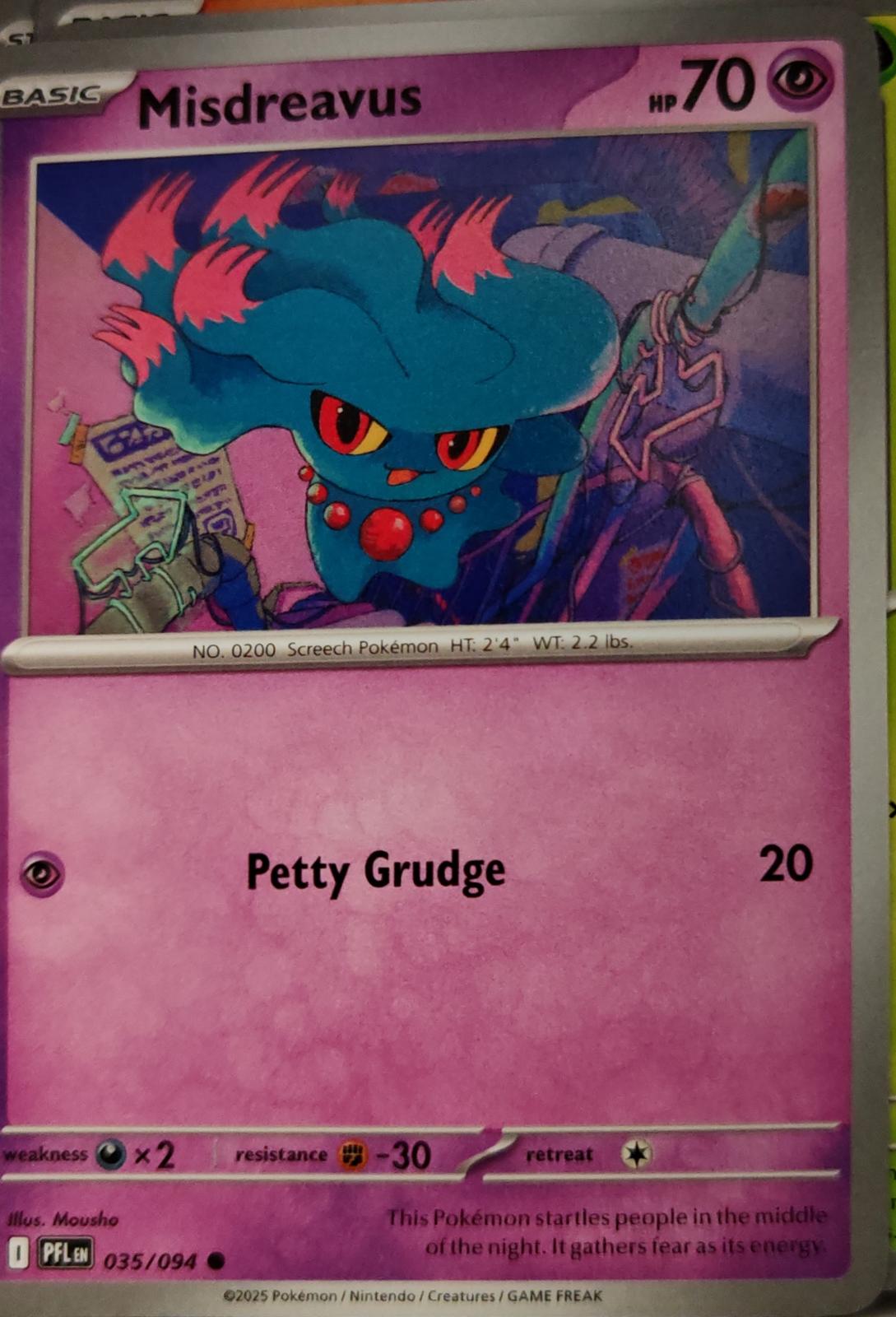 Misdreavus - 035/094 - - PHANTASMAL FLAMES - Pokemon - Common | AA08-20