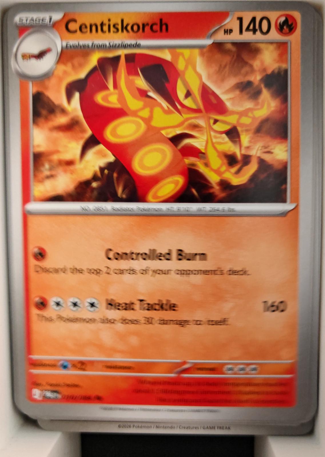 Centiskorch - 010/084 - - PITCH BLACK - Pokemon - Common | AA28-76