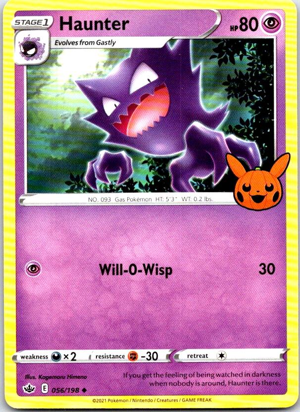 Haunter - 056/198 - - TRICK OR TRADE BOOSTER - Pokemon - Promo | AC13-44