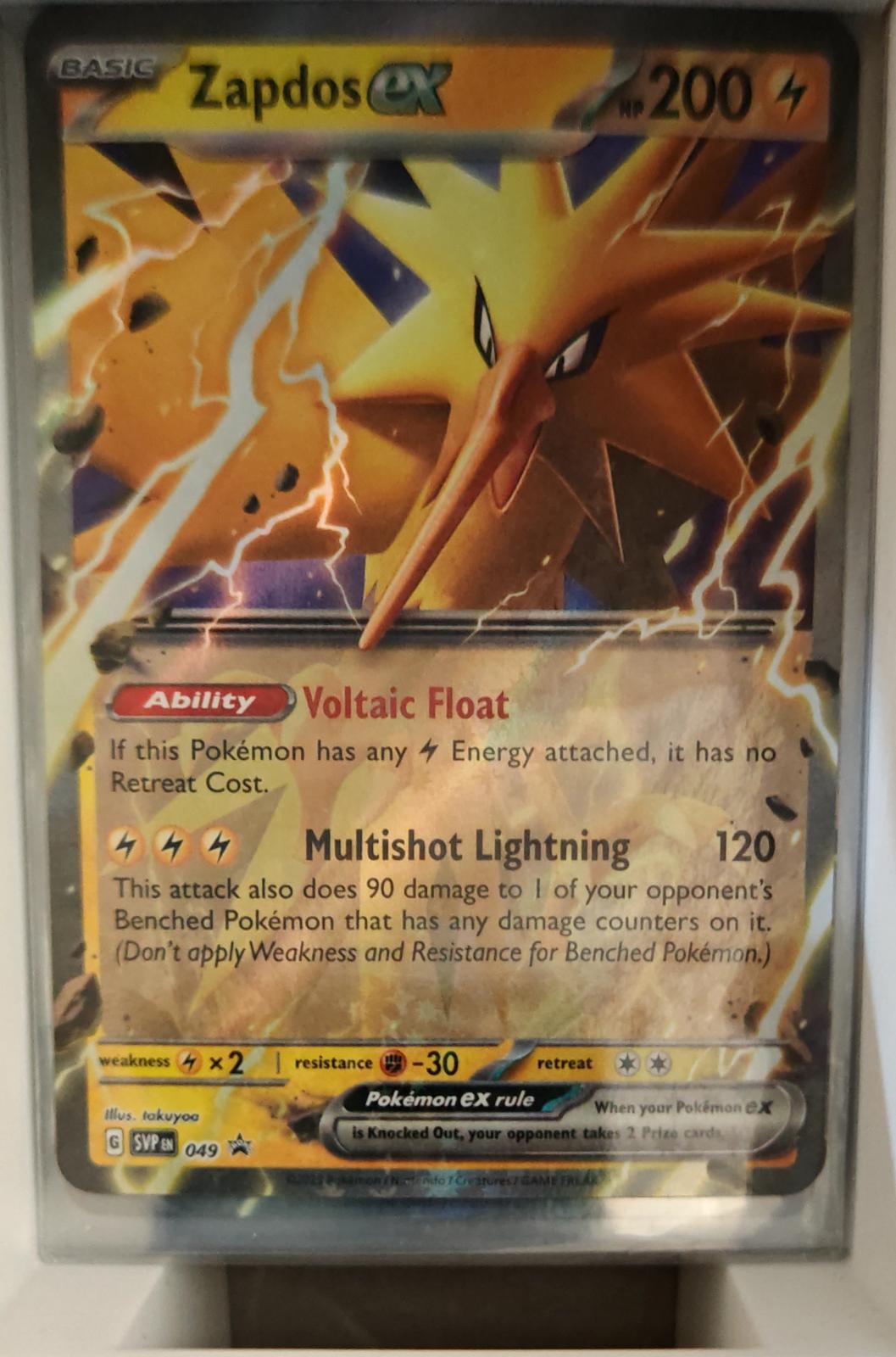 Zapdos ex - 049 - Holo - SCARLET & VIOLET PROMO - Pokemon - Promo | AA37-15