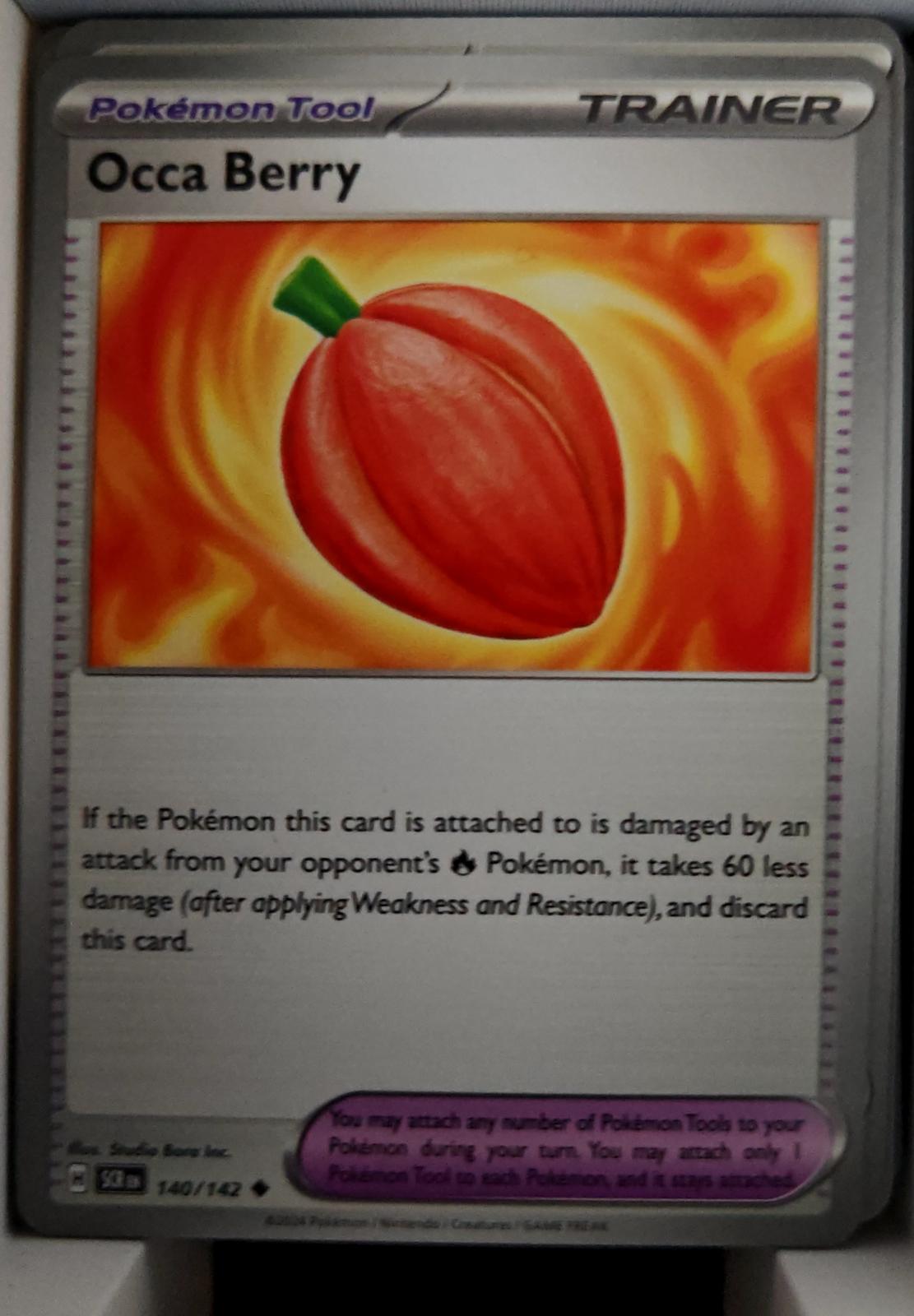 Occa Berry - 140/142 - - STELLAR CROWN - Pokemon - Uncommon | AA44-85