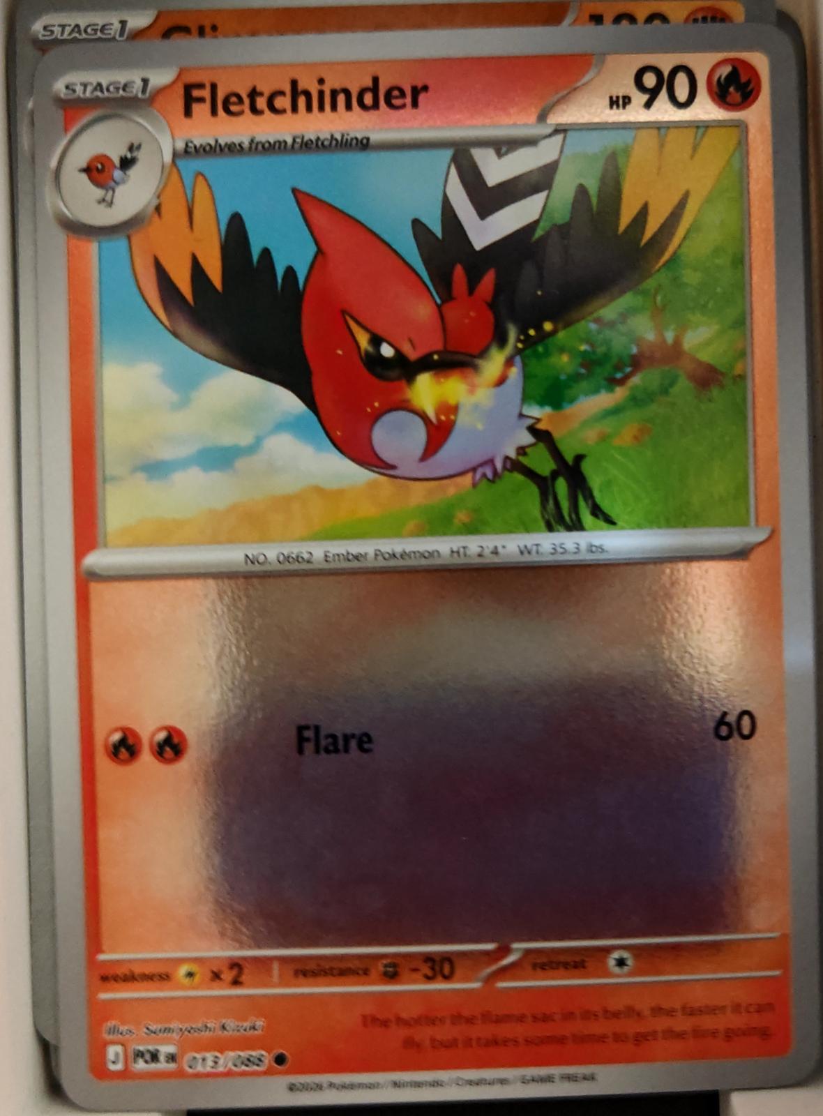 Fletchinder - 013/088 - Reverse Holo - PERFECT ORDER - Pokemon - | AA19-20