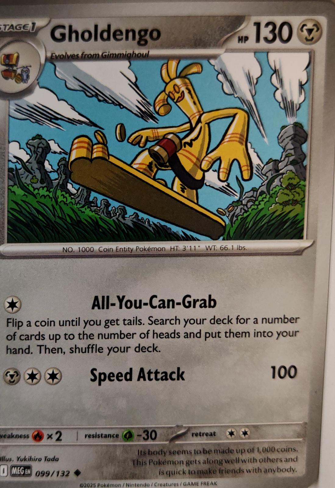Gholdengo - 099/132 - - MEGA EVOLUTION - Pokemon - Uncommon | AA07-7
