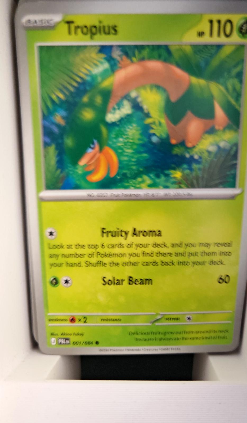 Tropius - 001/084 - - PITCH BLACK - Pokemon - Common | AA32-97