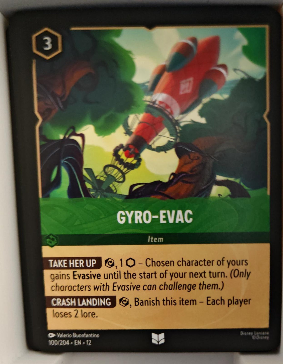 Gyro-Evac - 100/204 - - WILDS UNKNOWN - Lorcana - Uncommon | LAA03-45