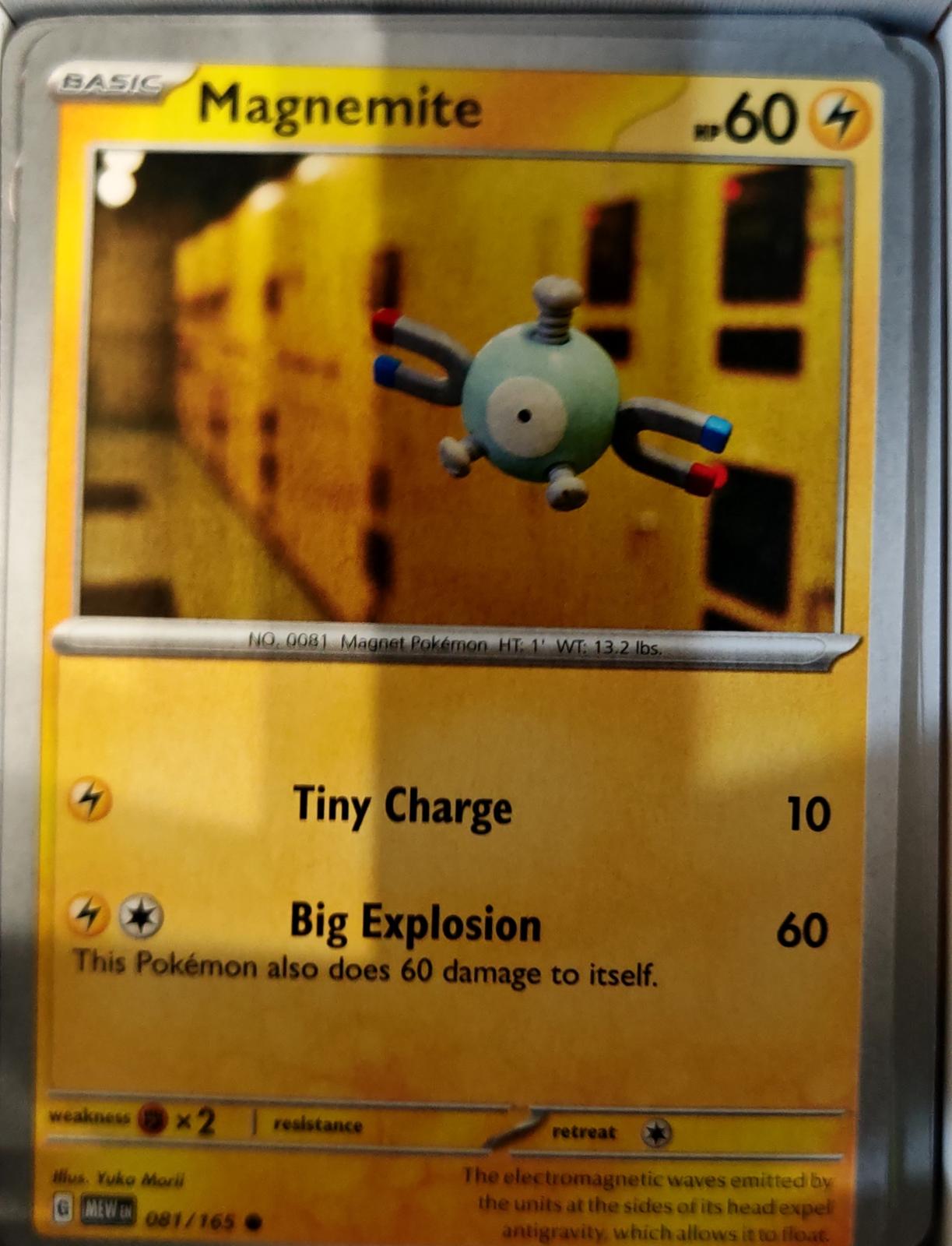 Magnemite - 081/165 - - 151 - Pokemon - Common | AA74-42