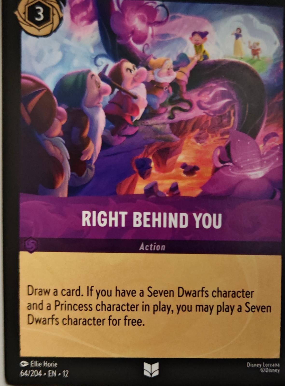 Right Behind You - 64/204 - - WILDS UNKNOWN - Lorcana - Uncommon | LAA03-18
