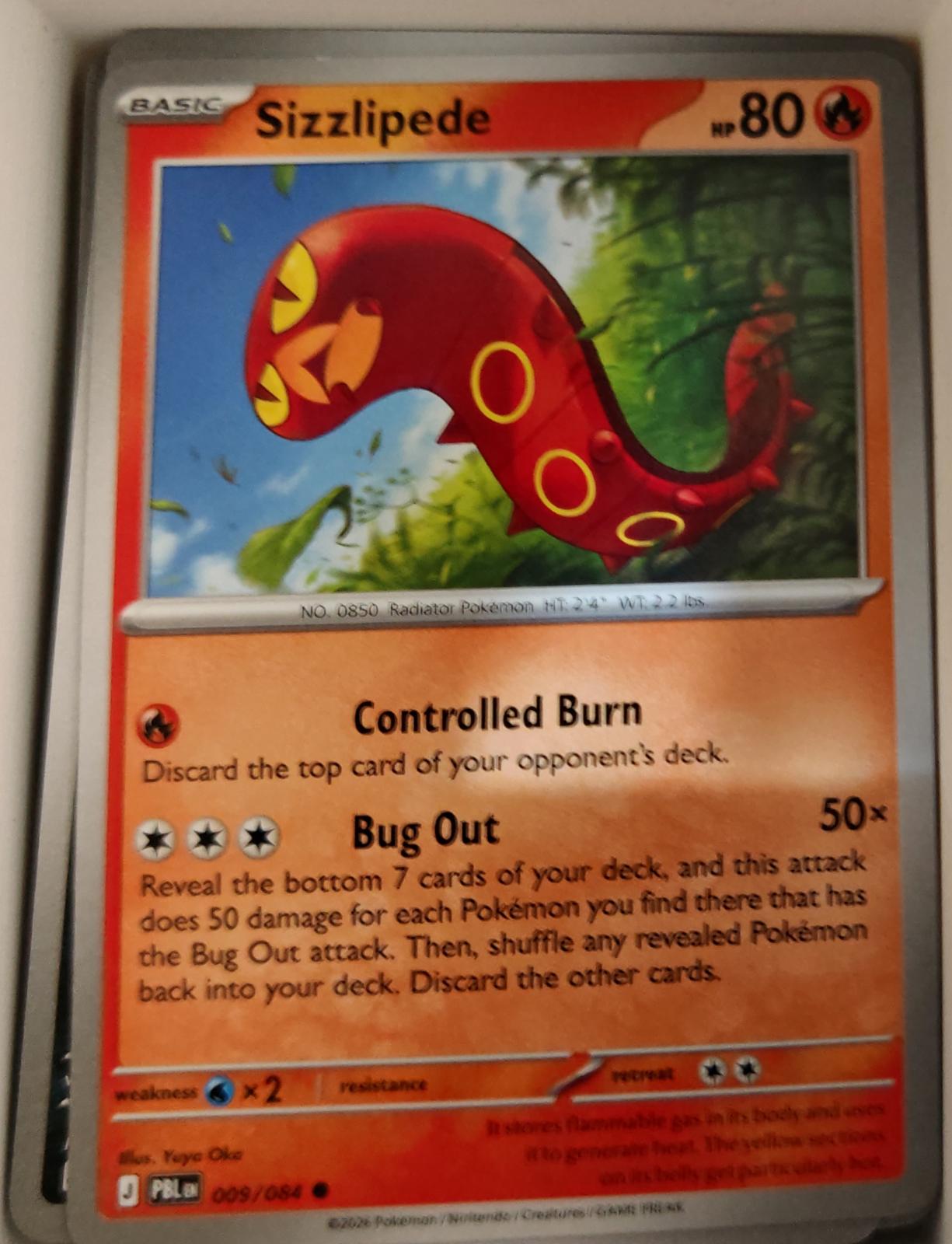 Sizzlipede - 009/084 - - PITCH BLACK - Pokemon - Common | AA18-29