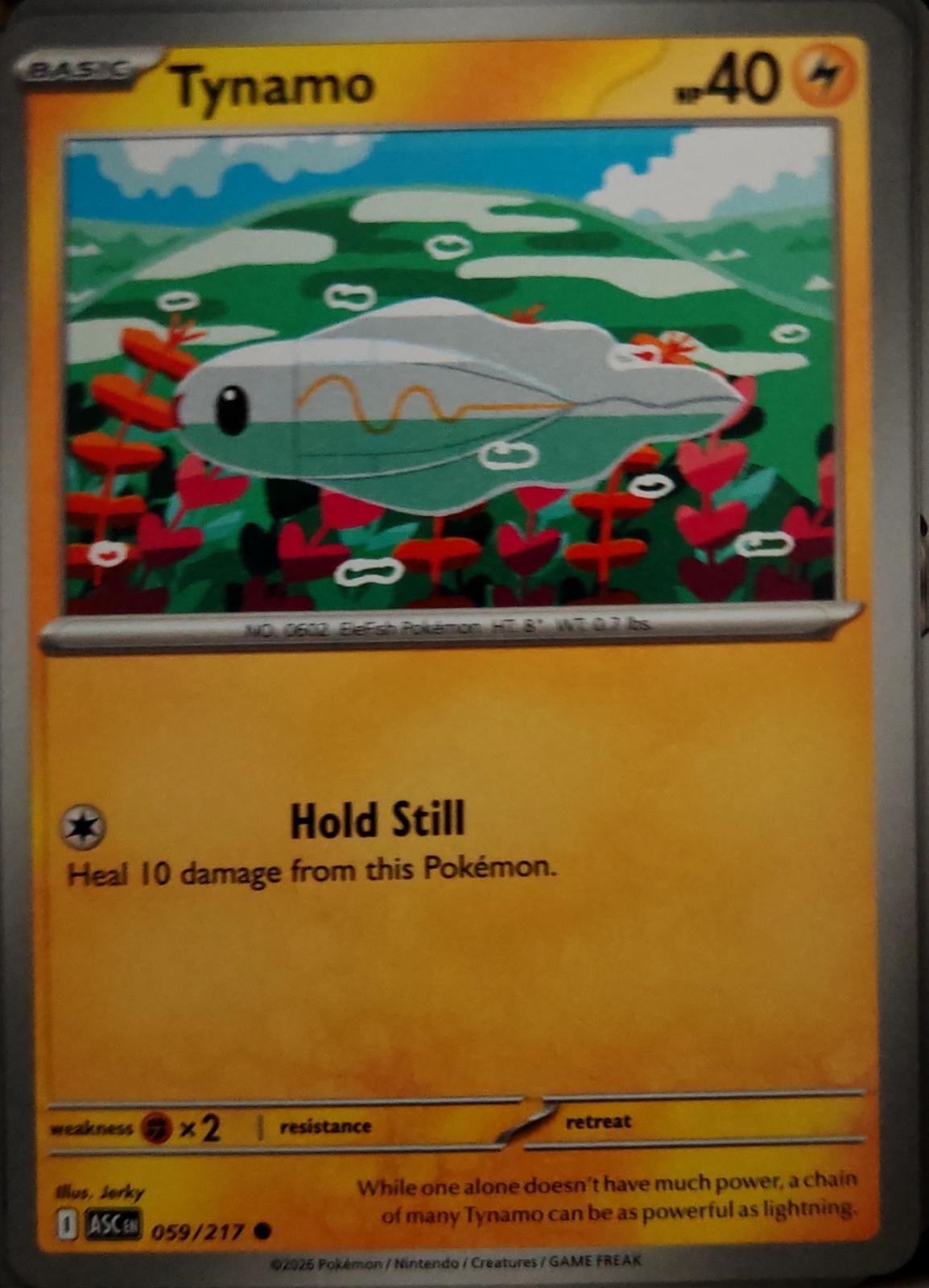 Tynamo - 059/217 - - ASCENDED HEROES - Pokemon - Common | AA43-85
