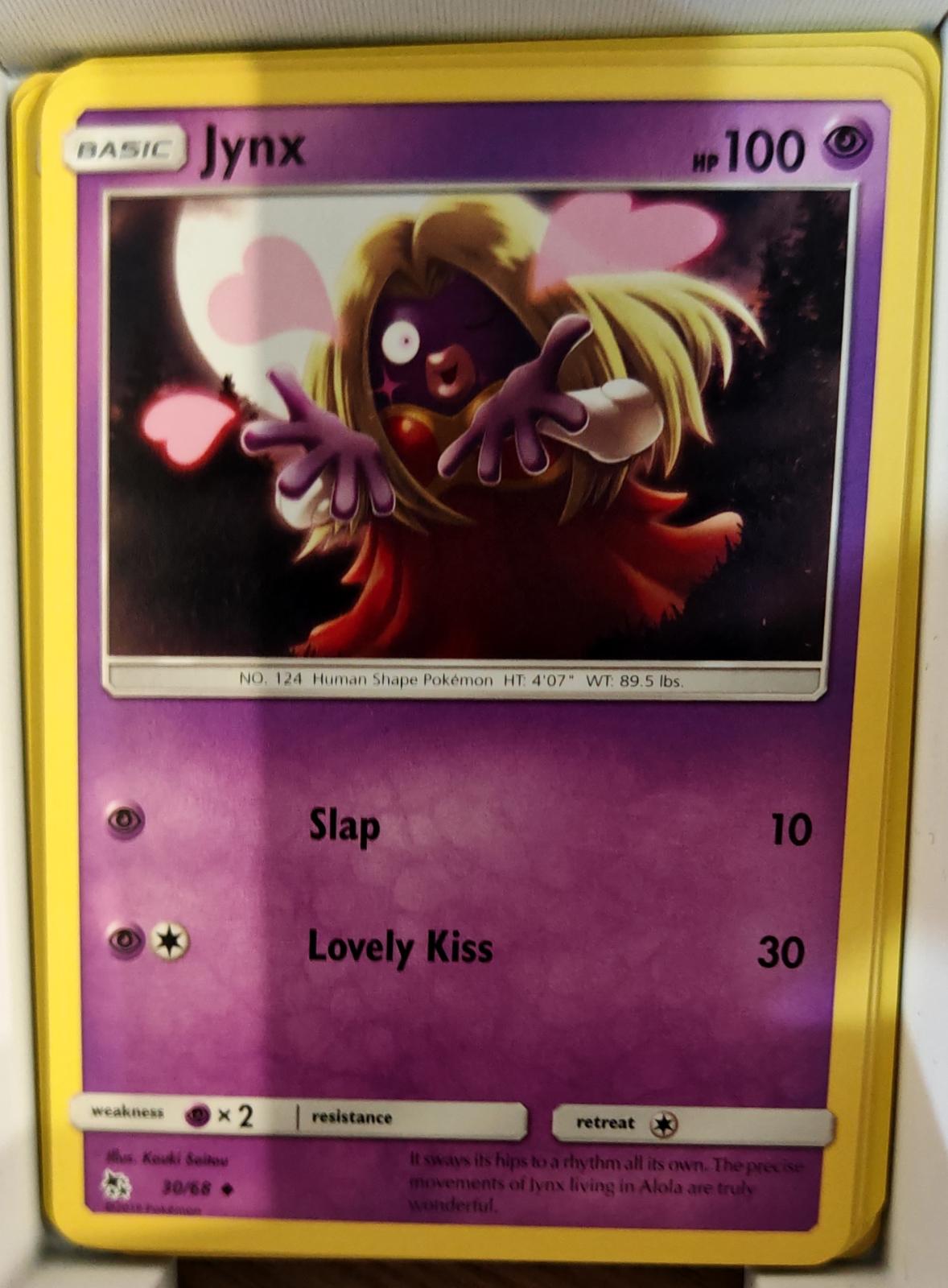 Jynx - 30/68 - - HIDDEN FATES - Pokemon - Uncommon | AA68-15