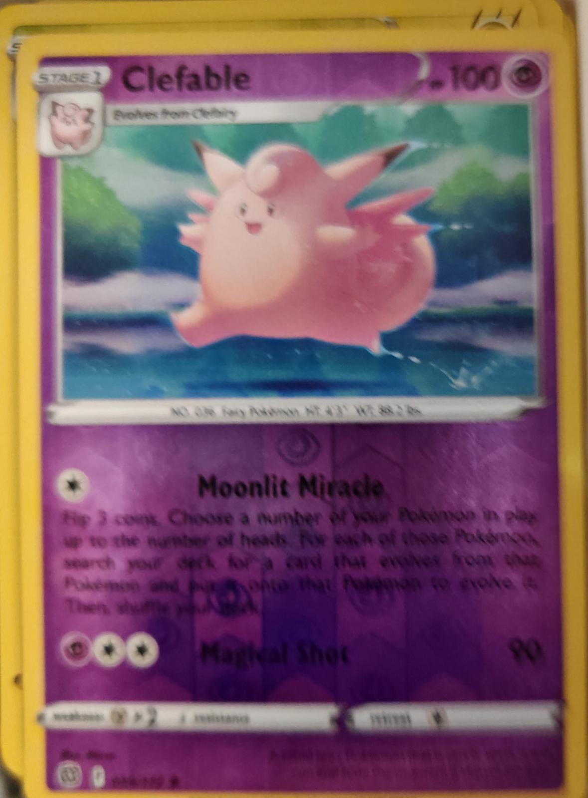 Clefable - 054/172 - Reverse Holo - BRILLIANT STARS - Pokemon - Rare | AA22-28