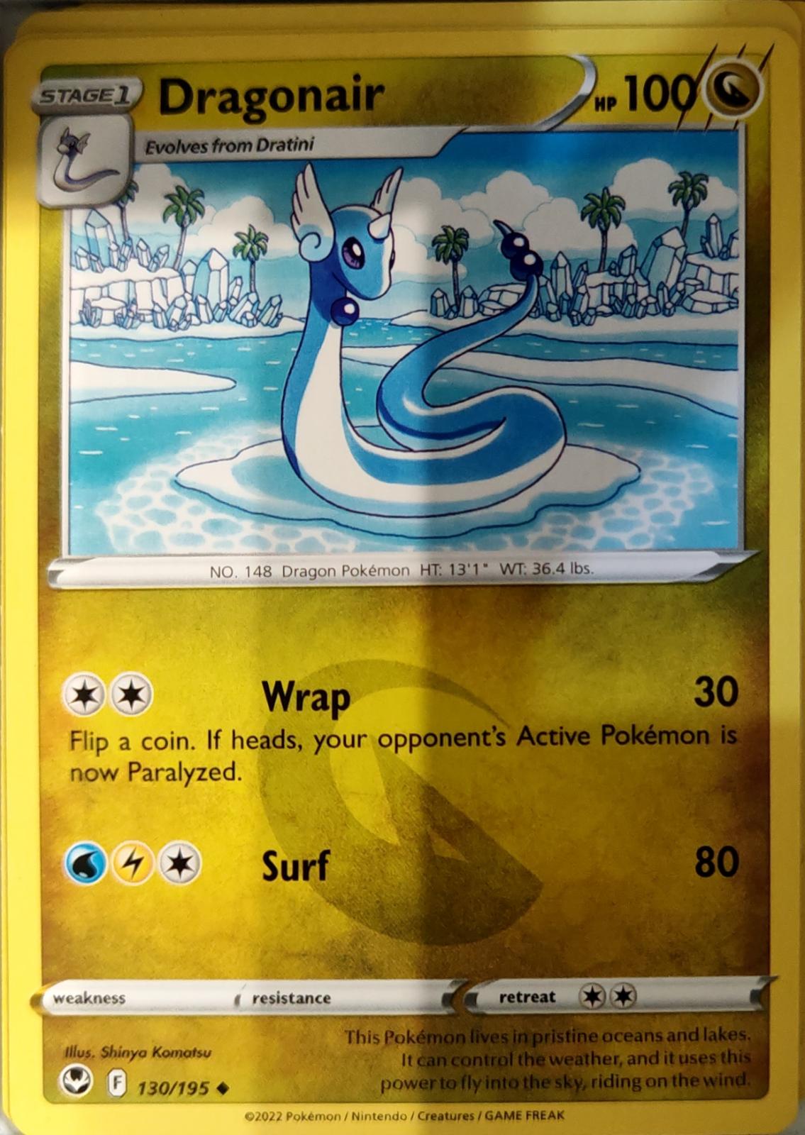 Dragonair - 130/195 - - SILVER TEMPEST - Pokemon - Uncommon | AA66-7