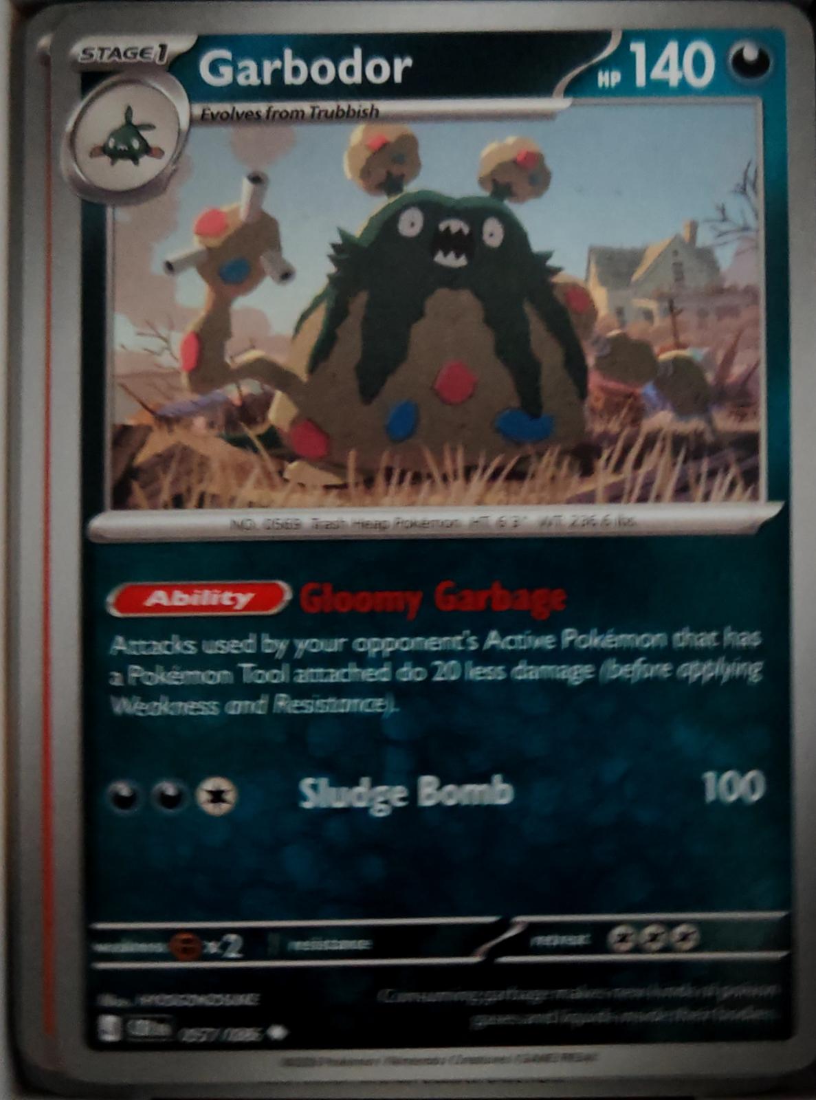 Garbodor - 057/086 - - CHAOS RISING - Pokemon - Uncommon | AA47-23