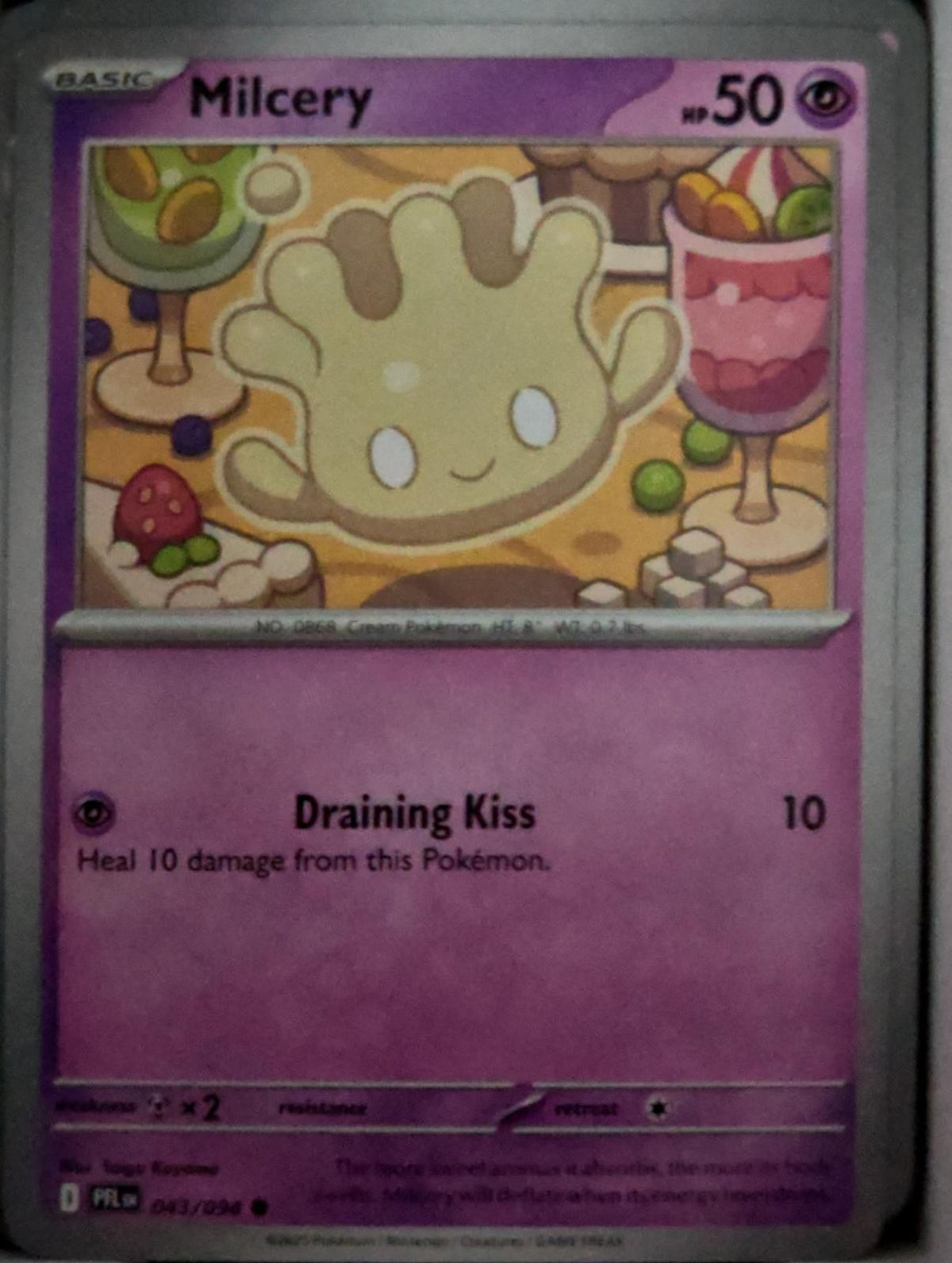 Milcery - 043/094 - - PHANTASMAL FLAMES - Pokemon - Common | AA54-28